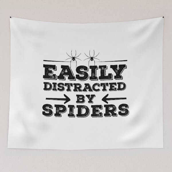 Item preview, Easily Distracted By Spiders Funny Spiders Lovers designed and sold by alipapi.