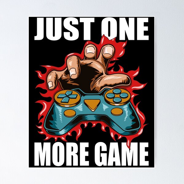 Artikelvorschau, Nur noch ein Spiel Joypad Controller Gamepad Gamer entworfen und verkauft von Stndor.