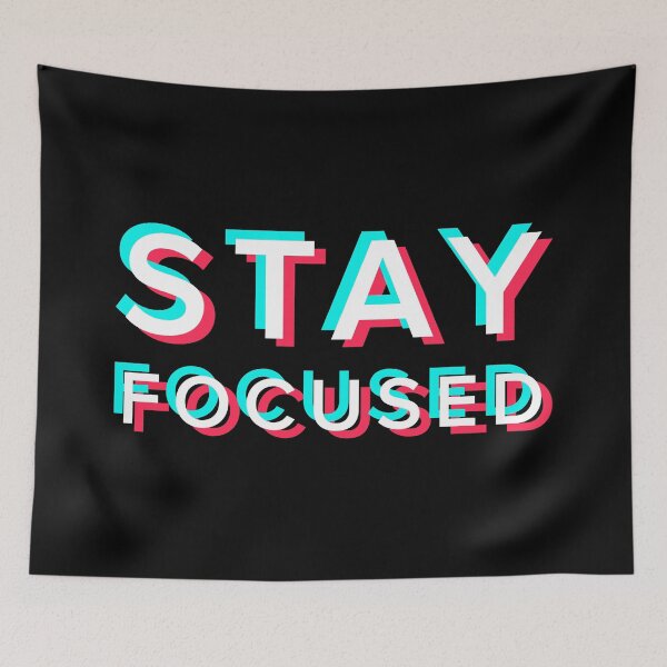 Item preview, Stay focused tik tok design designed and sold by creativesupply.