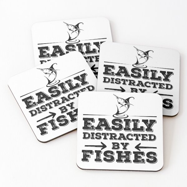 Item preview, Easily Distracted By Fishes Funny Fishes Lovers designed and sold by alipapi.
