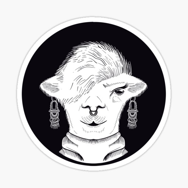 Llama Sticker