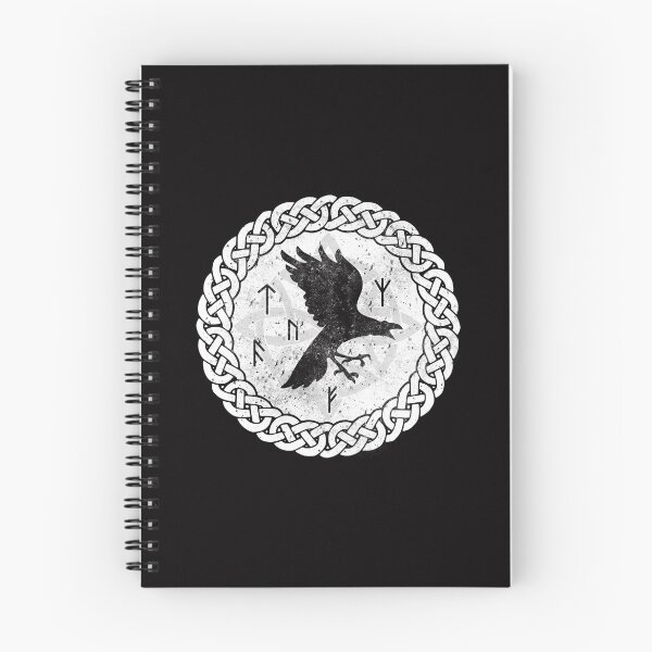 Item preview, Viking Rune Crow Hugin Munin designed and sold by MindsArtDesign.