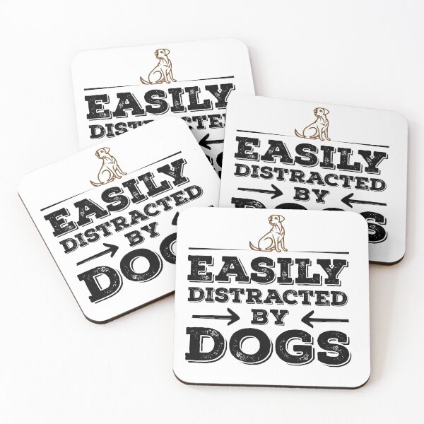 Item preview, Easily Distracted By Dogs Funny Dogs Lovers designed and sold by alipapi.