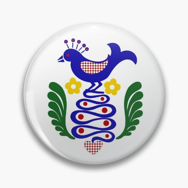 Item preview, Noisy Rooster - Folklore birds collection designed and sold by Print N Stuff by Cristina Stancu.