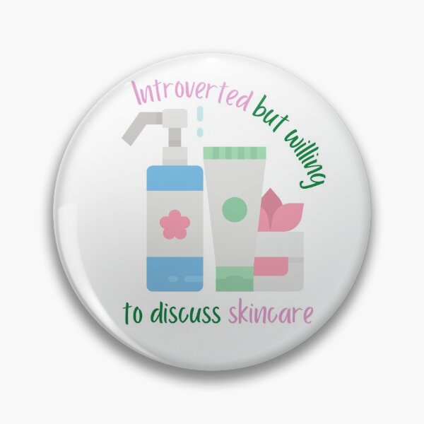 Item preview, Introverted But Willing To Discuss Skincare designed and sold by casualism.