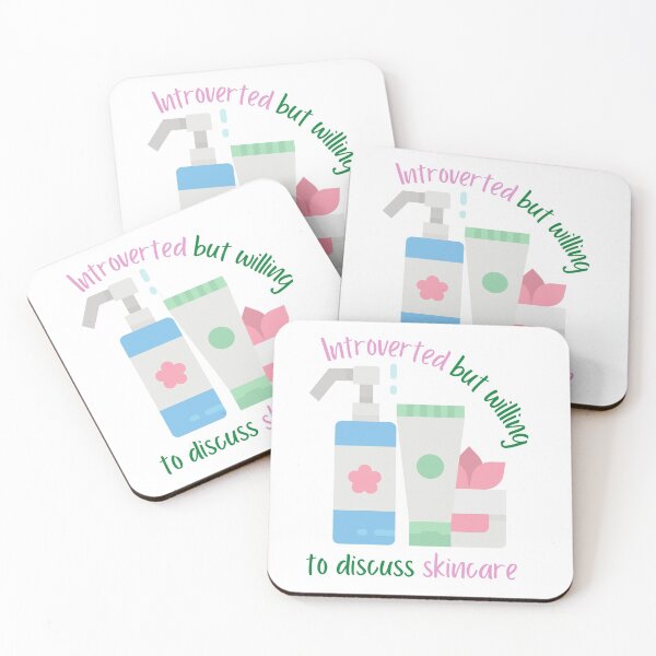 Item preview, Introverted But Willing To Discuss Skincare designed and sold by casualism.