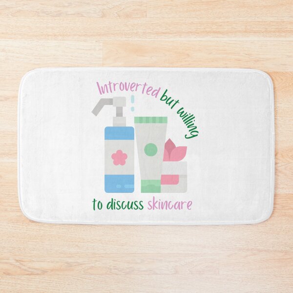 Item preview, Introverted But Willing To Discuss Skincare designed and sold by casualism.