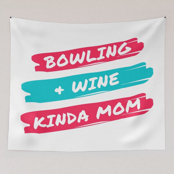 Item preview, Bowling and wine kinda mom designed and sold by TheGreenGoat.