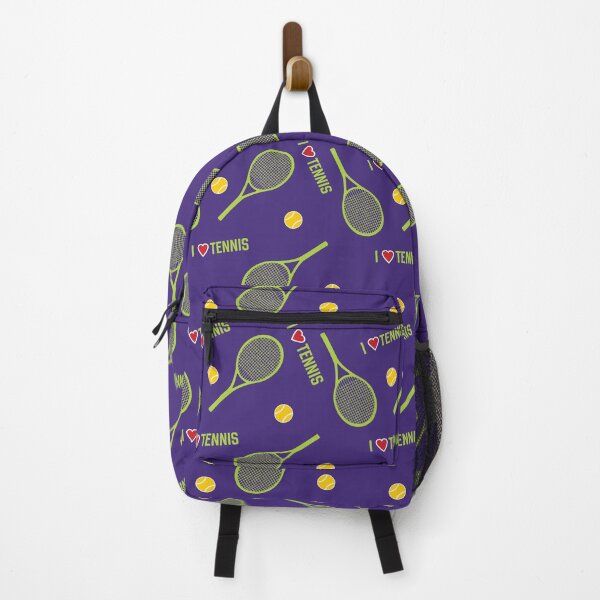 Item preview, I love tennis - purple pattern designed and sold by EvieWoj.