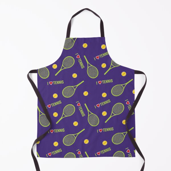Item preview, I love tennis - purple pattern designed and sold by EvieWoj.