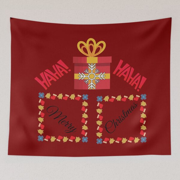 Aperçu de l'œuvre CADEAU DE JOYEUX NOËL HAHA HAHA créée et vendue par OMdesign10.