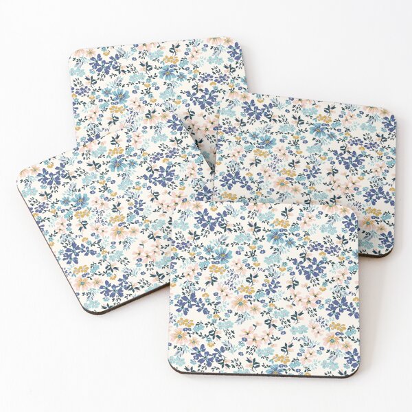 Item preview, Blue and Pink Flowers designed and sold by Zetsmo.