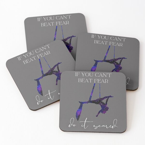 Item preview, If you can't beat fear, do it scared - silks designed and sold by jshujules.