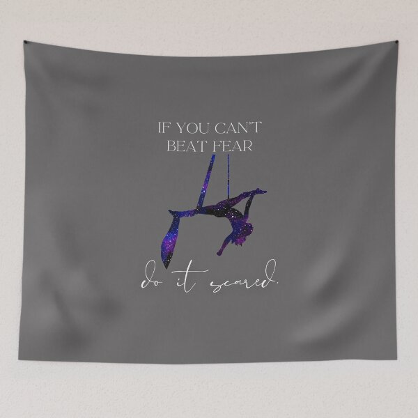 Item preview, If you can't beat fear, do it scared - silks designed and sold by jshujules.
