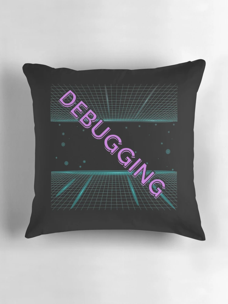 Thumbnail 3 of 4, Pillow, Debugging Developer Computer Programmer Science Futuristic  designed and sold by trendo.