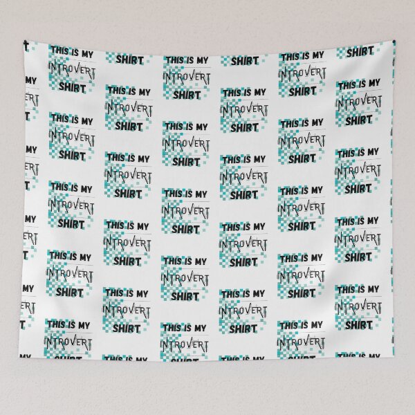 Item preview, This Is My Introvert Shirt designed and sold by BoBiBi Designs.