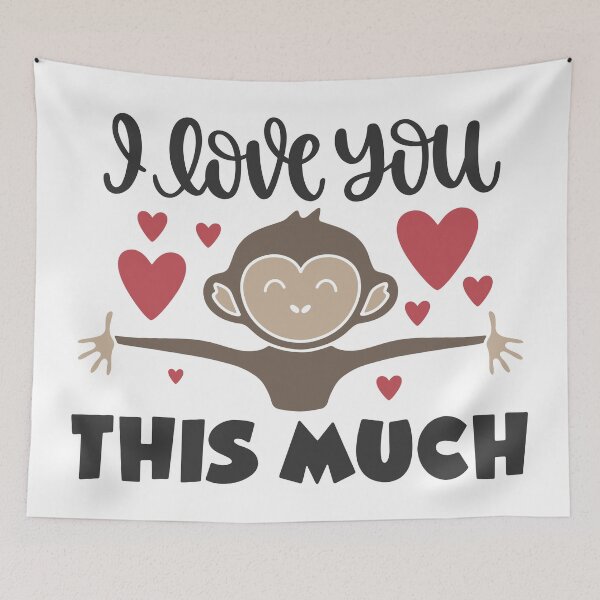 Item preview, I Love You This Much Hoodie, I Love You This Much Funny, Gift 2021 designed and sold by UniqueStylistic.