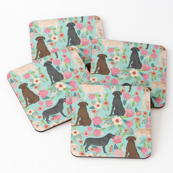 Item preview, Labrador Retriever with flowers dog pet puppy cute sweet dogs designed and sold by Coolstuff4you71.