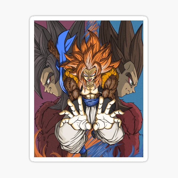 Gogeta ssj4 #2 Sticker by Lac Lac - Pixels