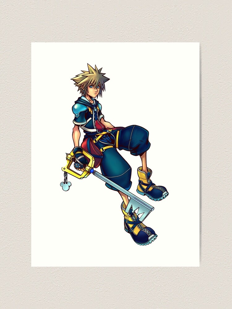 Kingdom Hearts 2 - Sora Art Print by Outer Ring