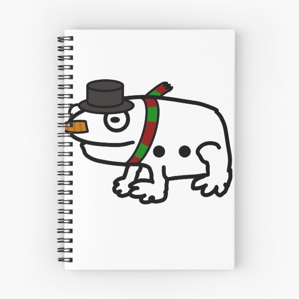 Item preview, Snowman Frog designed and sold by firstroundpixel.