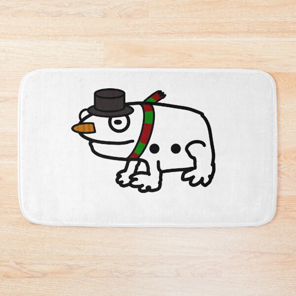 Item preview, Snowman Frog designed and sold by firstroundpixel.