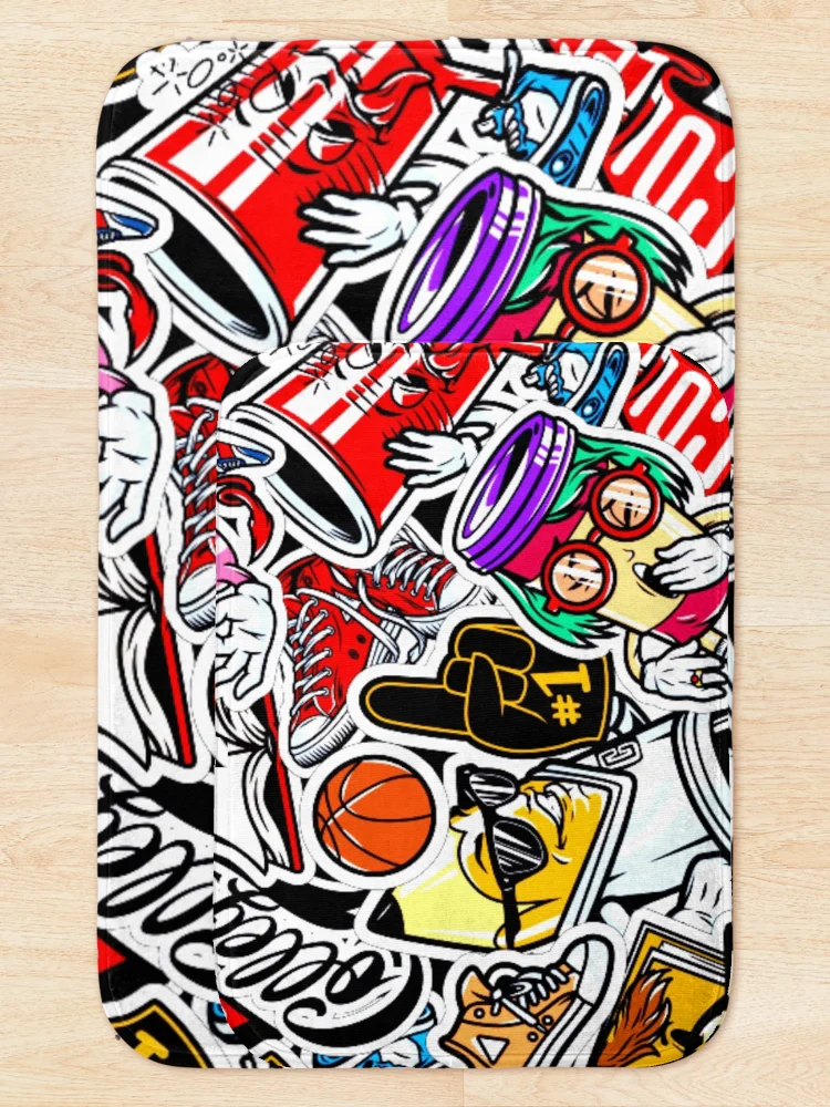 Thumbnail 5 von 6, Badematte, IconPatterns41 designt und verkauft von IconPatterns.