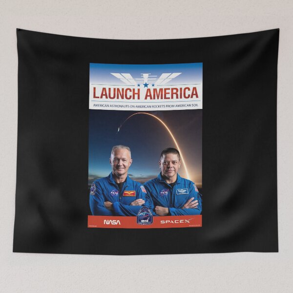 Item preview, NASA SpaceX Demo-2 Mission Poster designed and sold by jutulen.