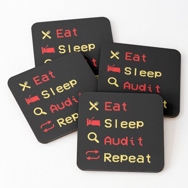 Item preview, Eat Sleep Audit Repeat funny Gift T-shirt Gift For FRIENDS designed and sold by lhousshop.