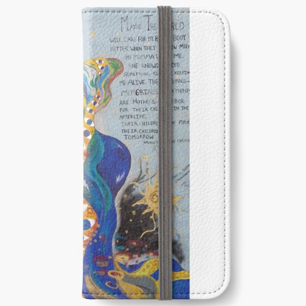 Maybe the World will Care for my Black Body iPhone Wallet