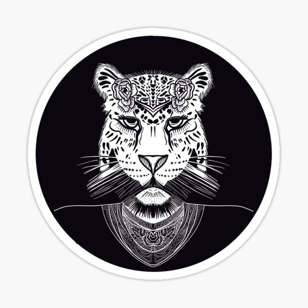 Mrs. Tiger. Sticker