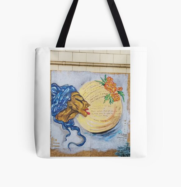 Breathe All Over Print Tote Bag