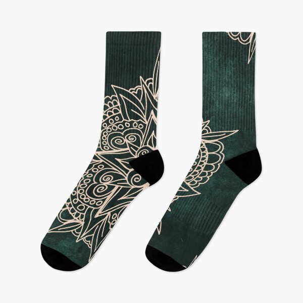 Item preview, Golden mandala on green ink designed and sold by AlexGolyakov.