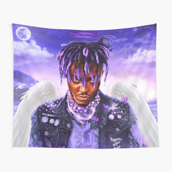 JUICE WRLD - Legends Never Die / Angel Tribute Art Tapestry