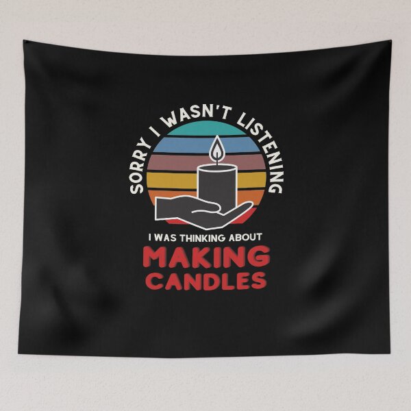 Item preview, Candlemaking Funny Candle Making | Maker Retro Vintage designed and sold by trendo.
