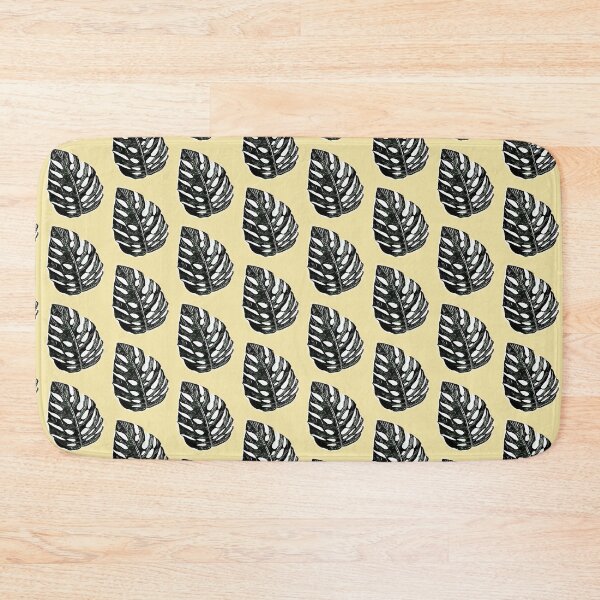 Item preview, Monstera leaf in black designed and sold by Ninaeva.