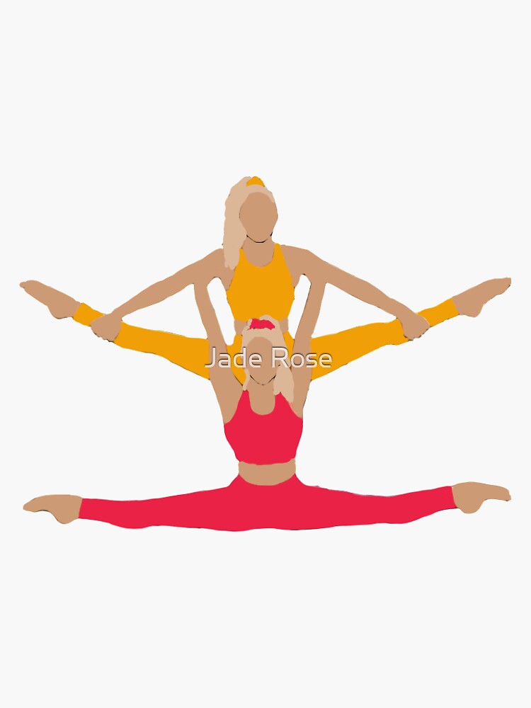 Parnter idea | Acro yoga poses, Gymnastics poses, Yoga poses for two