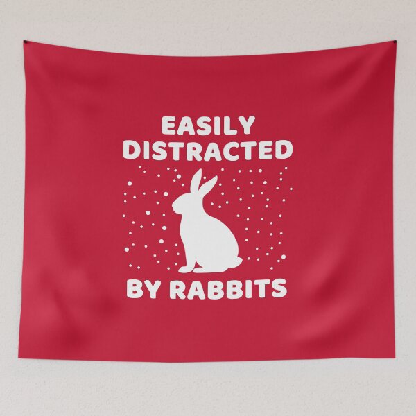 Item preview, Easily Distracted By Rabbits #8 designed and sold by SalahBlt.