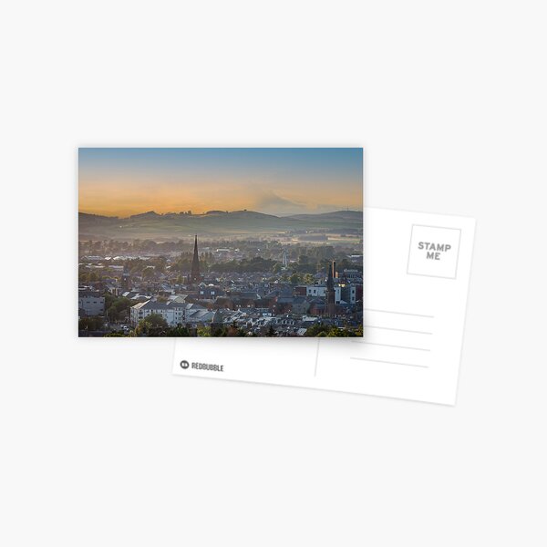 Sunset Over Dumfries Postcard