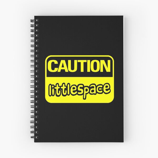 Item preview, Caution Littlespace (Yellow) designed and sold by MyRedBottom.