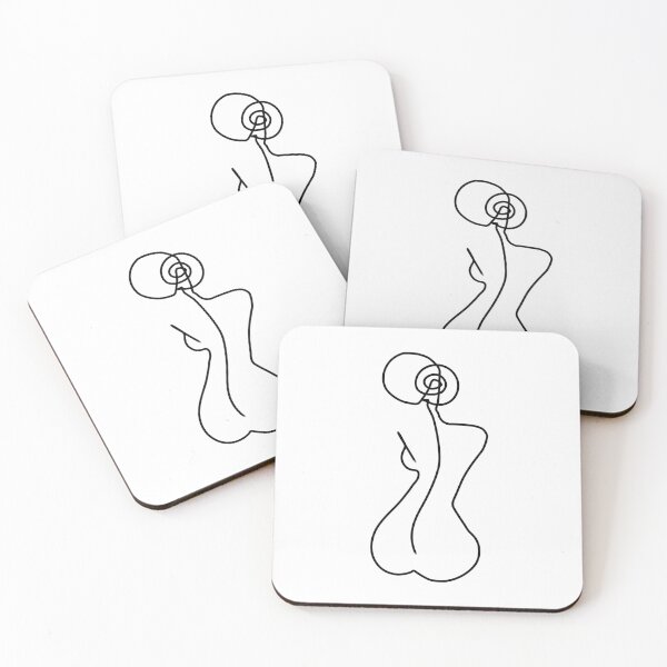 Item preview, Woman Silhouette One Line  designed and sold by CatByDesign.