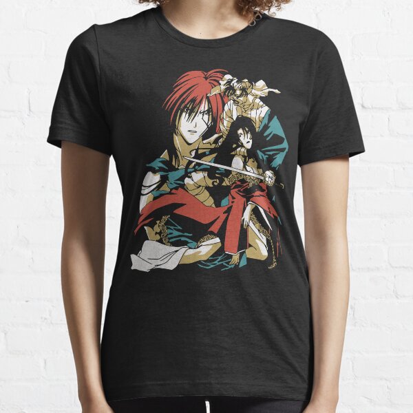 Rurouni Kenshin Tshirt - Aoshi Battousai Anime Poster Essential T-Shirt  for Sale by eckstromvan