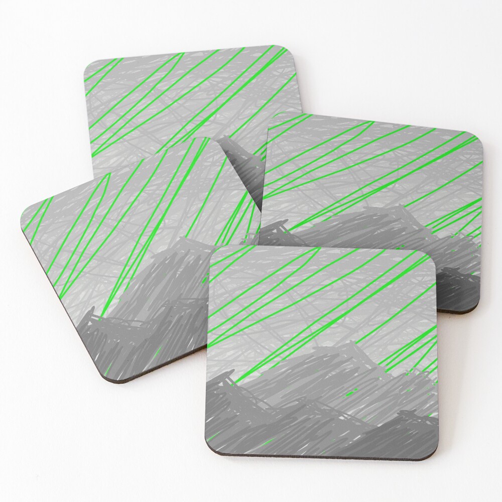 Item preview, Coasters (Set of 4) designed and sold by BisonDraw.