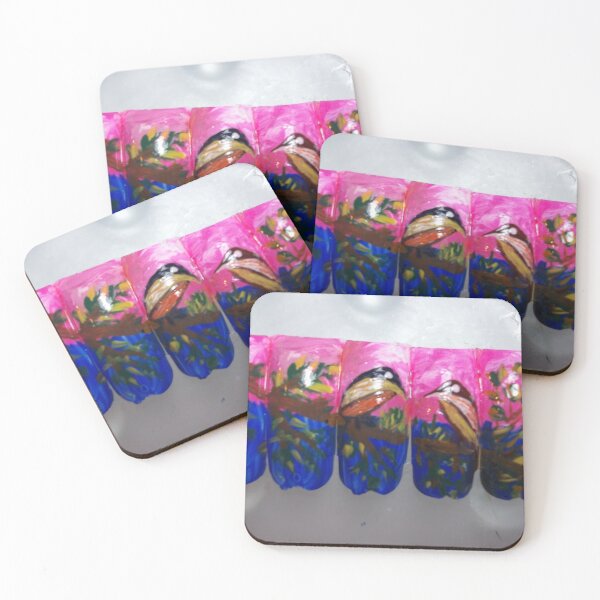 Item preview, lovely birds on artificial nails. designed and sold by Lan thi Nguyen.