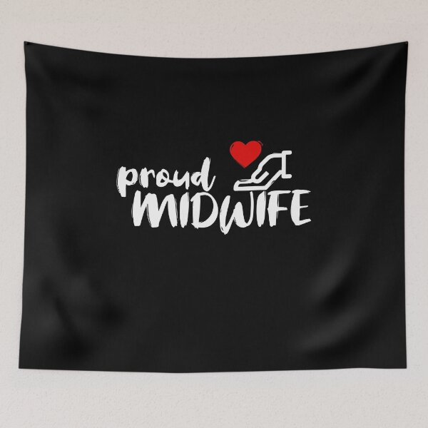 Item preview, Proud Midwife Obstetrician Heart Doula designed and sold by lsvds.