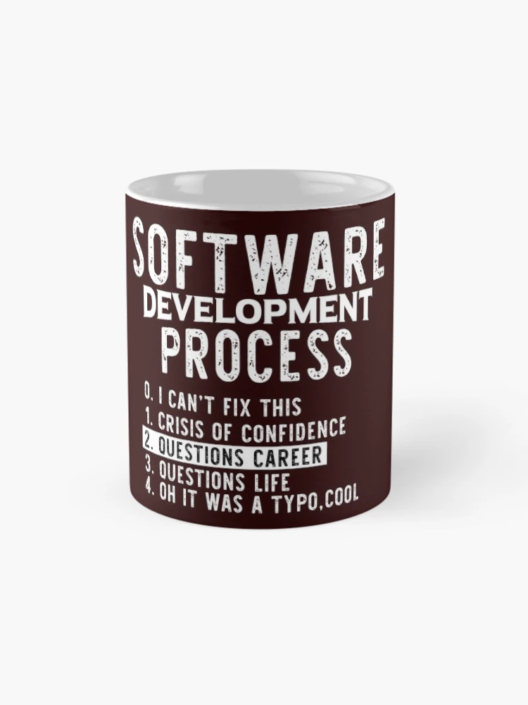 Thumbnail 4 of 6, Coffee Mug, Software Development Process Python Coding designed and sold by Hapo Team.