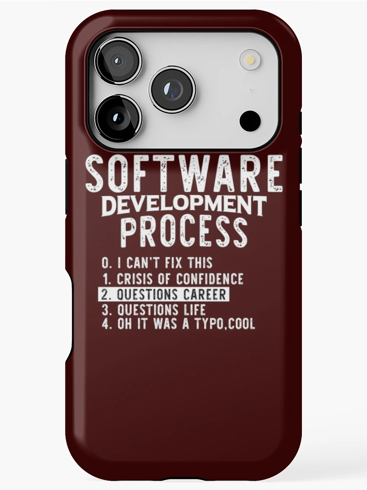 Thumbnail 1 of 4, iPhone Case, Software Development Process Python Coding designed and sold by Hapo Team.