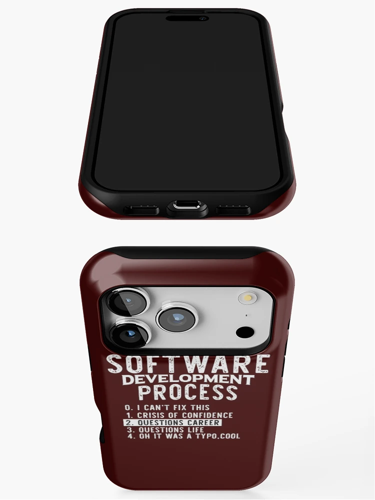 Thumbnail 3 of 4, iPhone Case, Software Development Process Python Coding designed and sold by Hapo Team.