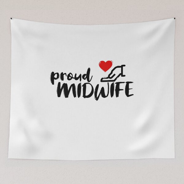 Item preview, Proud Midwife Obstetrician Heart Doula designed and sold by lsvds.