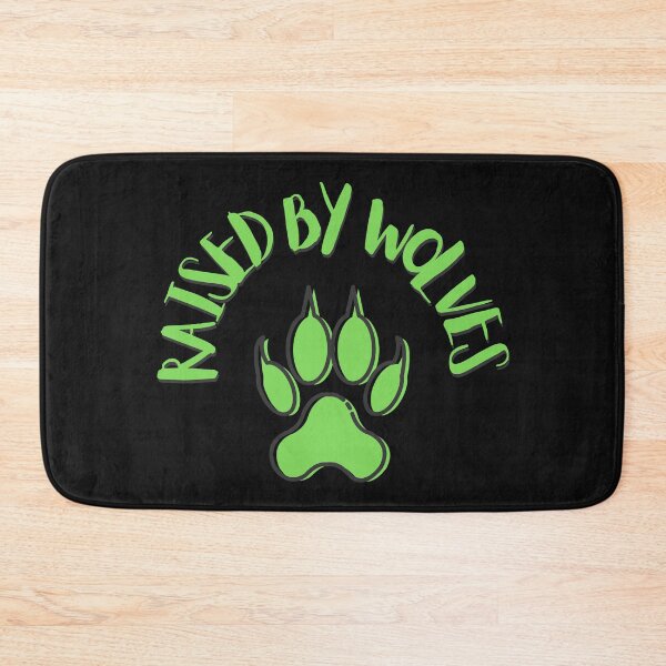 Item preview,  Raised by Wolves Green Animal Paw Print Sarcasm Funny  designed and sold by LGbubble.
